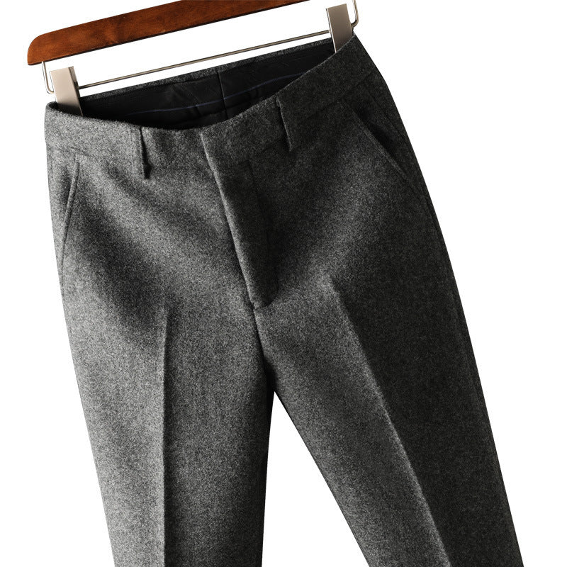 CLASSIC DESIGN WOOL TROUSERS