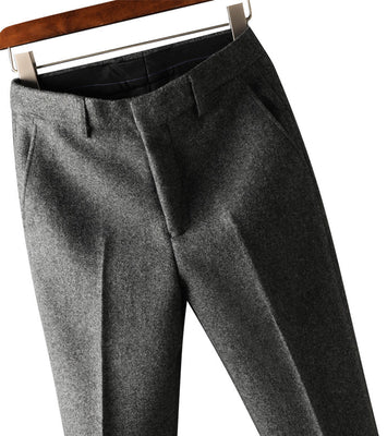 CLASSIC DESIGN WOOL TROUSERS