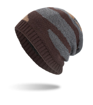 TRICOLORE KNIT BEANIE