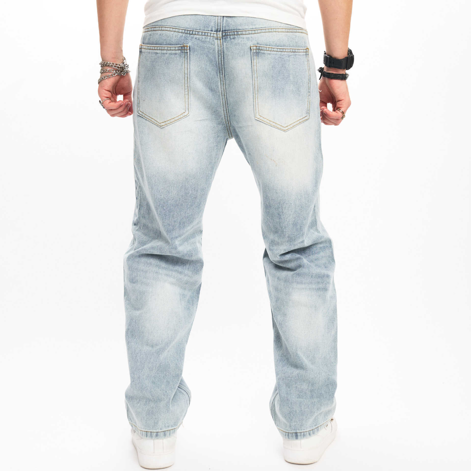 LOOSE HIP HOP PUNK JEANS