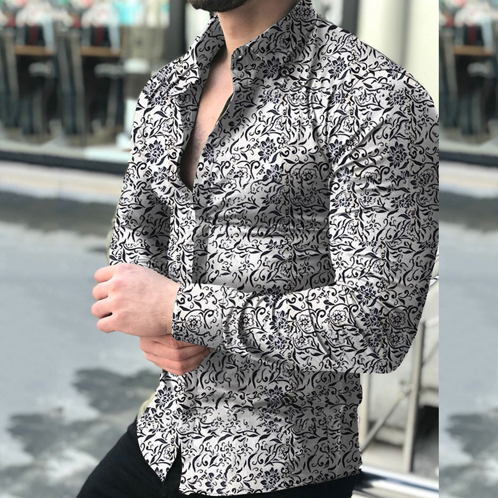 ROYAL FLORAL DRESS SHIRT