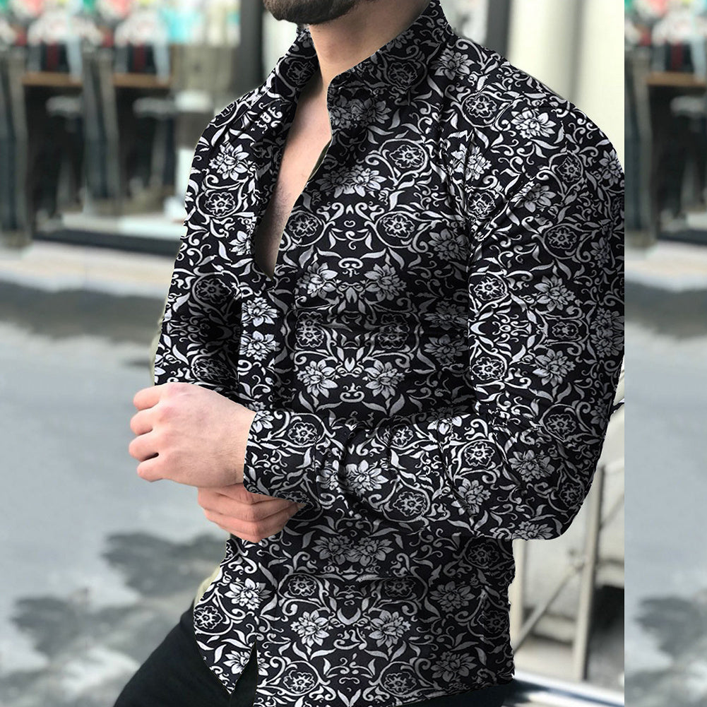 ROYAL FLORAL DRESS SHIRT