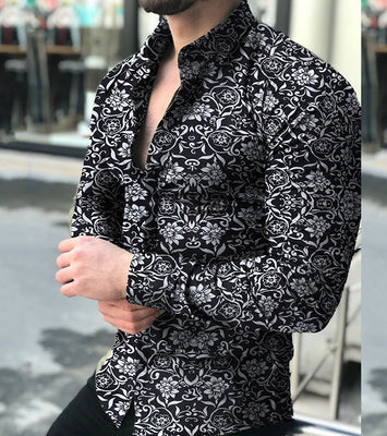 ROYAL FLORAL DRESS SHIRT