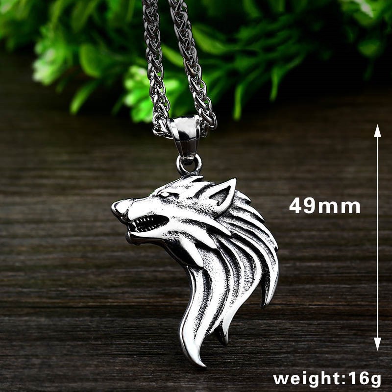 VIKING WOLF FASHION PENDANT