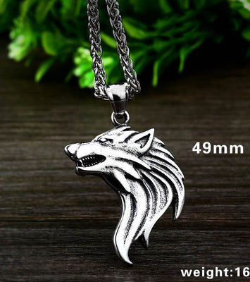 VIKING WOLF FASHION PENDANT