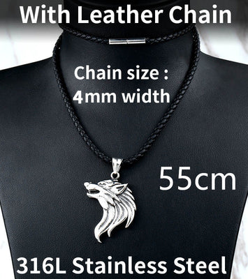 VIKING WOLF FASHION PENDANT