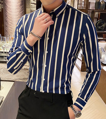 ATTRACTIVE RIVERTON STRIPED SHIRT