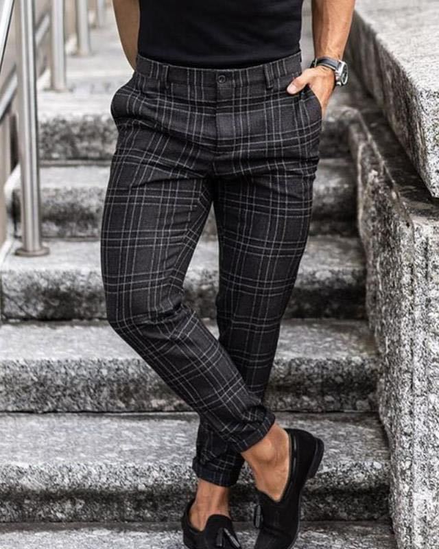 STREET STYLE STRIP TROUSER PANT