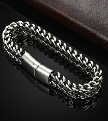 STAINLESS STEEL MAGNET BRACLET