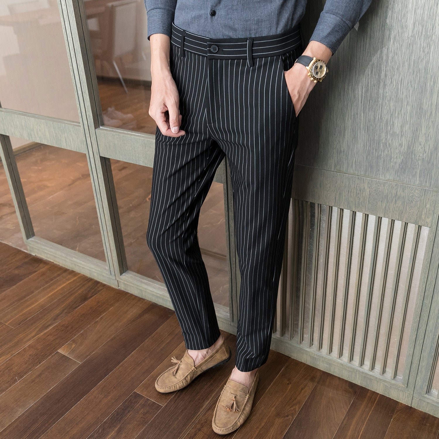 PINSTRIPE TROUSER