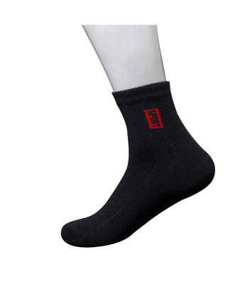 5-PAIR MEN'S COTTON MID-TUBE SOCKS