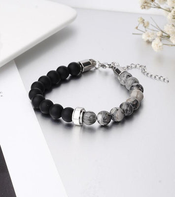 NATURAL TIGER-SHAPE STONE BRACELET