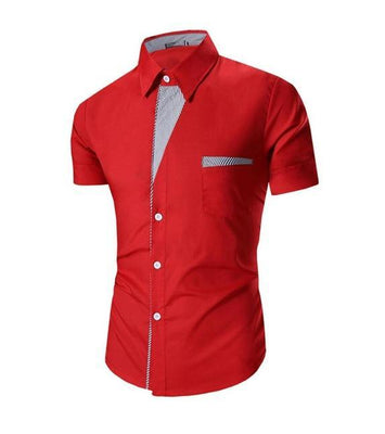 NEW-SHOERT SLEEVE DRESS SHIRT