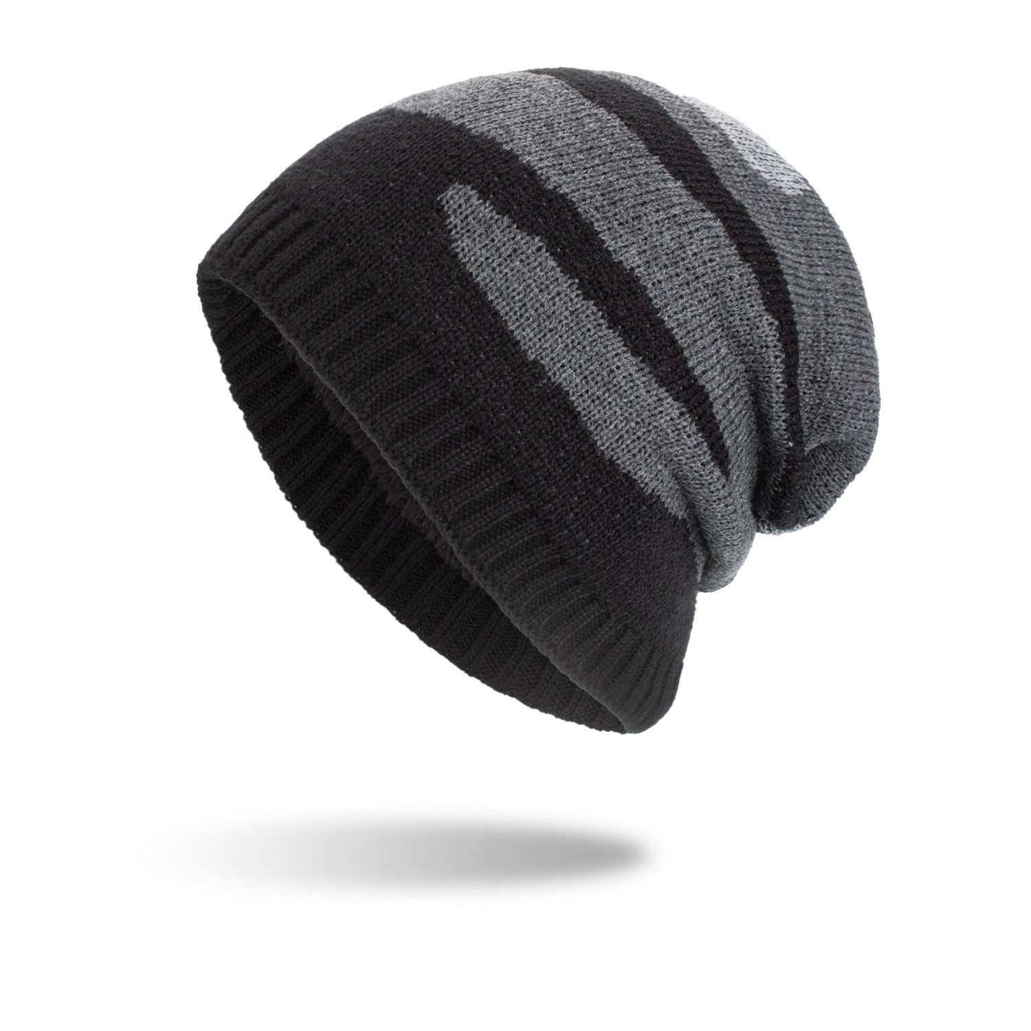 TRICOLORE KNIT BEANIE