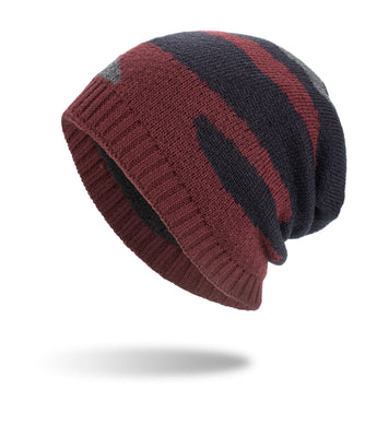 TRICOLORE KNIT BEANIE