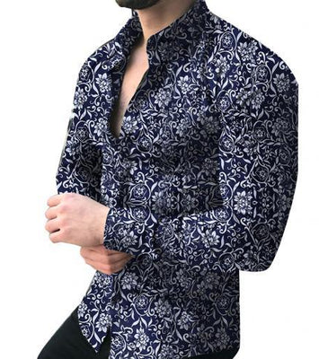 ROYAL FLORAL DRESS SHIRT