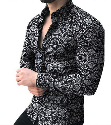 ROYAL FLORAL DRESS SHIRT