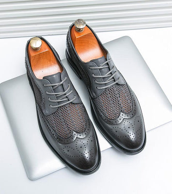 AEROFIT BREATHABLE LEATHER DERBIES