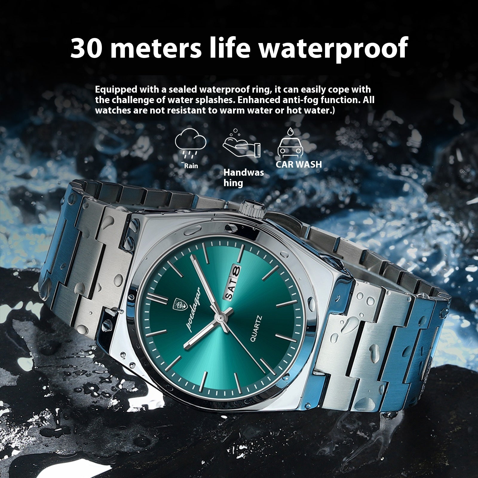 LUMIOUS BUSINESS ULTRA-THIN WATERPROOF WATCH