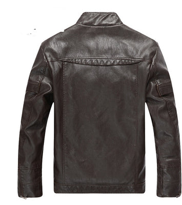 LEATHER LOOM JACKET