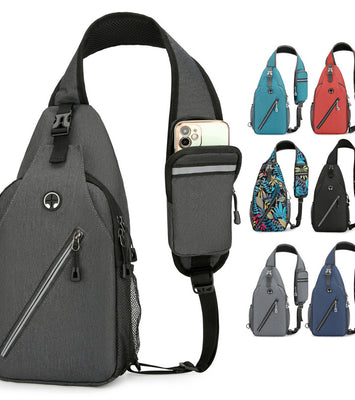 MULTIFUNCTIONAL CANVAS CROSSBODY BAG