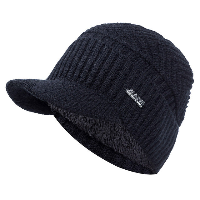 LUXE FUR-LINED BEANIE