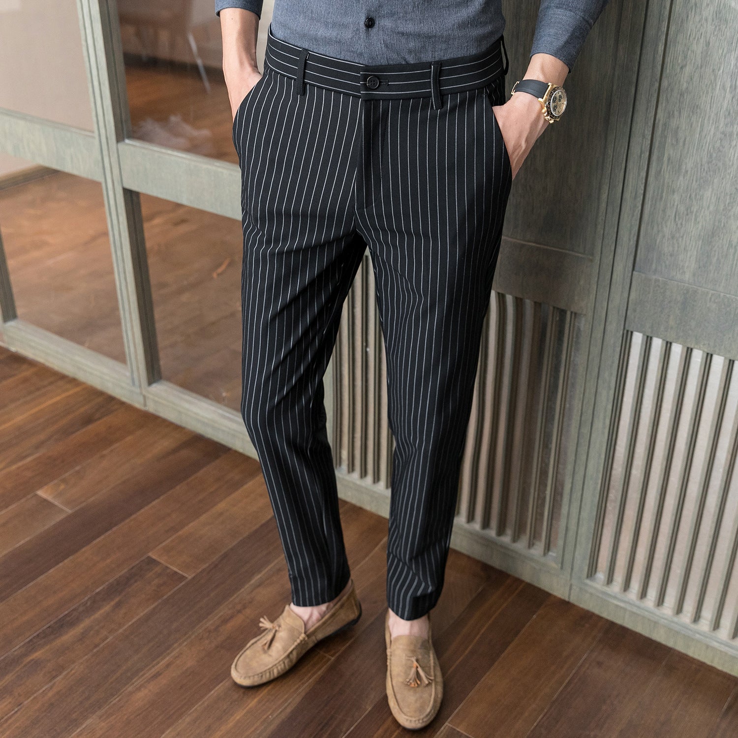 PINSTRIPE TROUSER