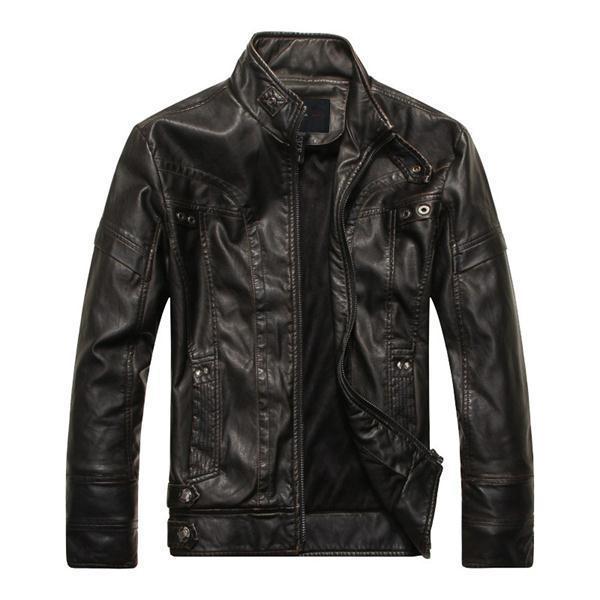 LEATHER LOOM JACKET