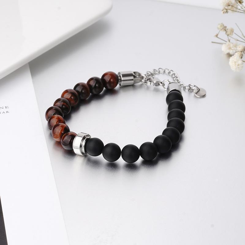 NATURAL TIGER-SHAPE STONE BRACELET