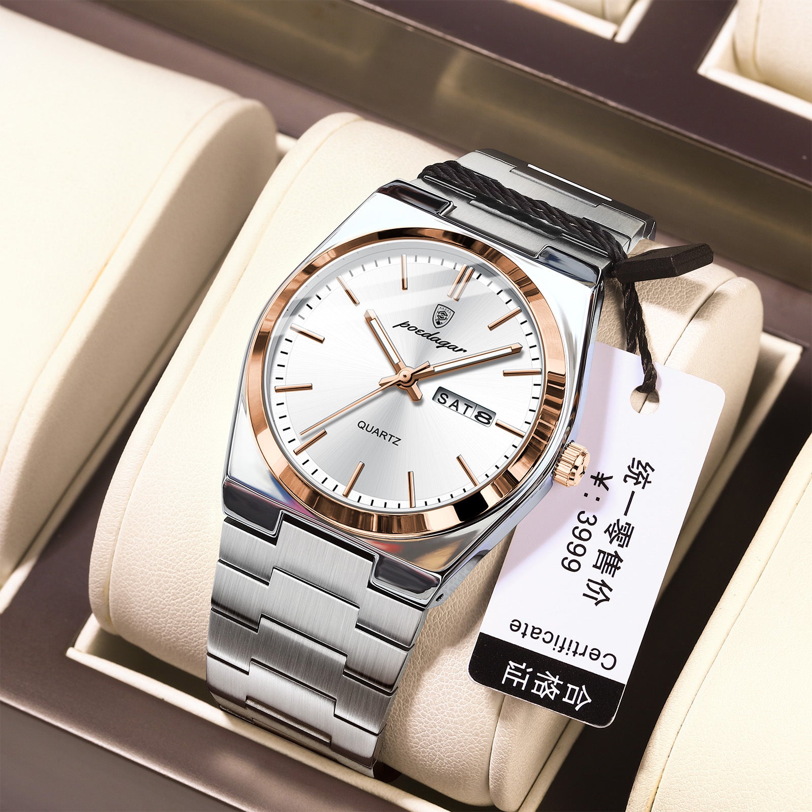 LUMIOUS BUSINESS ULTRA-THIN WATERPROOF WATCH