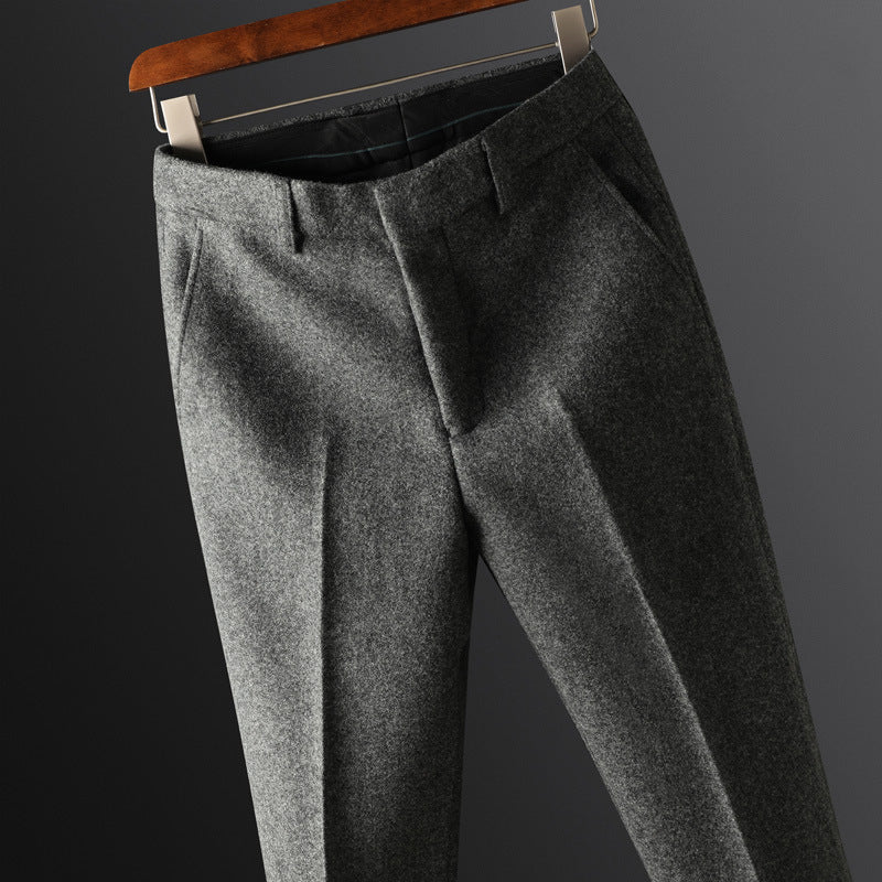 CLASSIC DESIGN WOOL TROUSERS