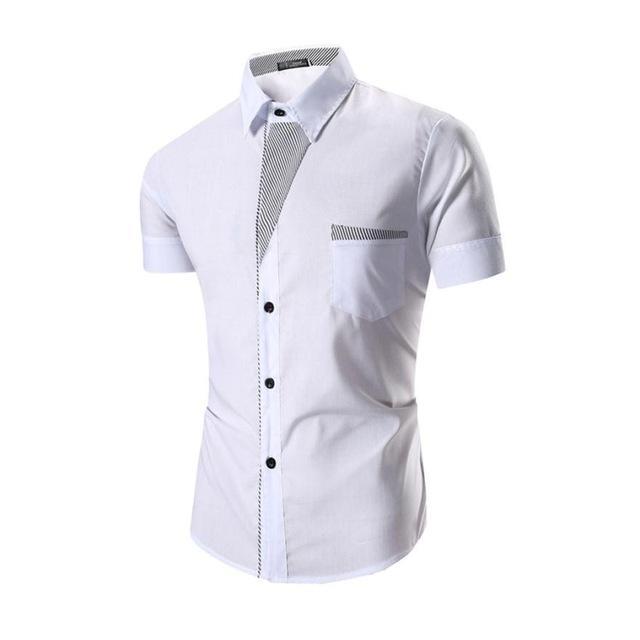 NEW-SHOERT SLEEVE DRESS SHIRT