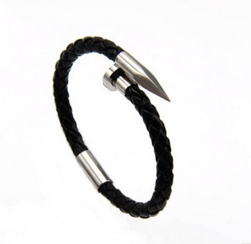 NAIL BRAID STAINLESS STEEL BRACELET