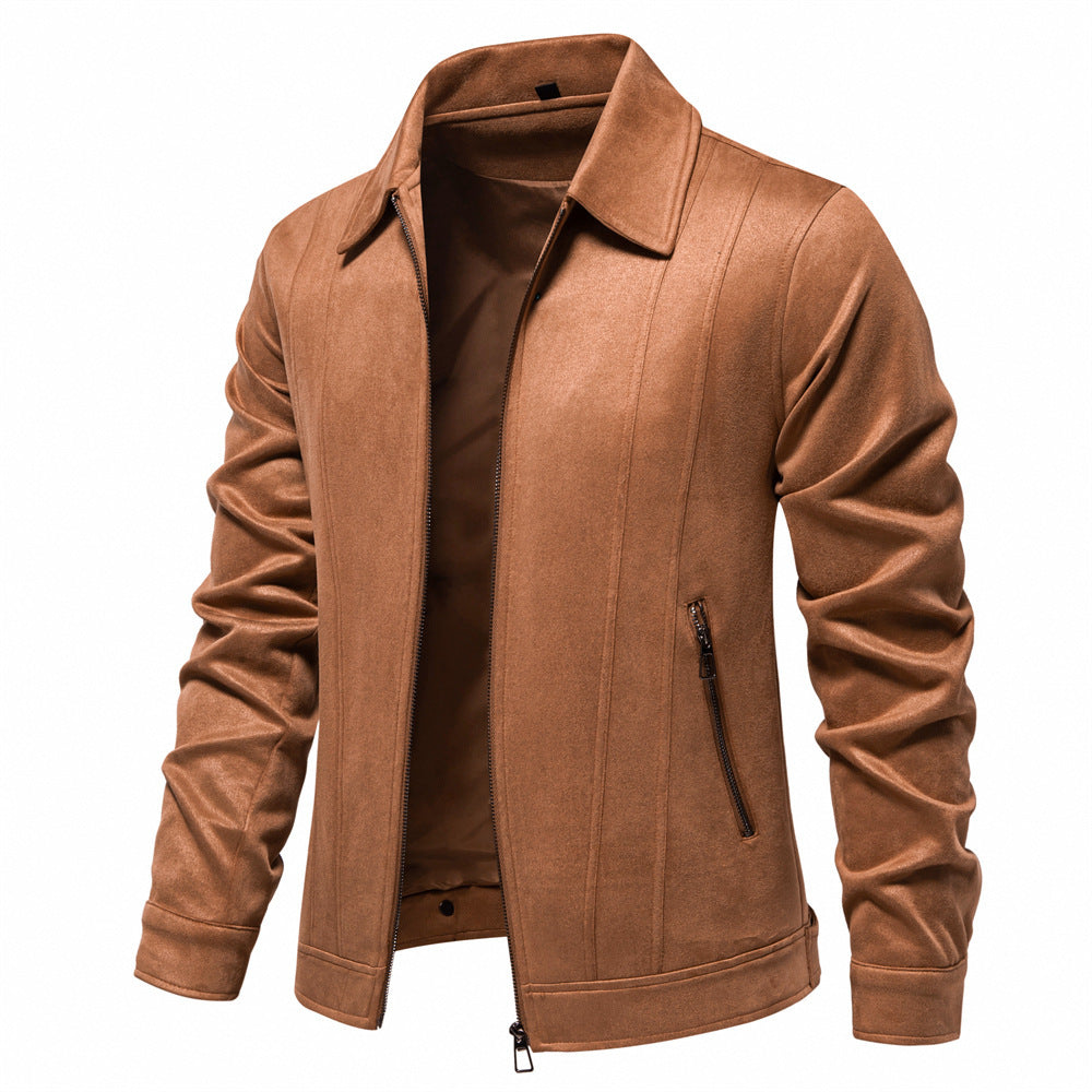 OXFORD SUEDE ZIPPER JACKET