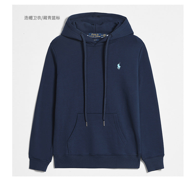 POLO PURE COTTON ZIPPER SWEATSHIRT