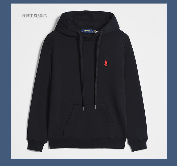 POLO PURE COTTON ZIPPER SWEATSHIRT