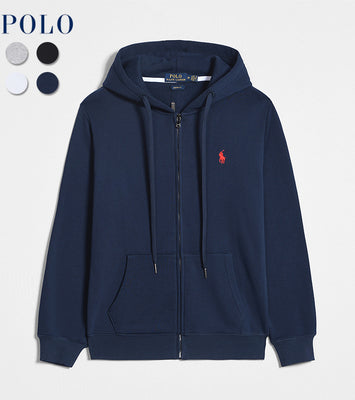 POLO PURE COTTON ZIPPER SWEATSHIRT