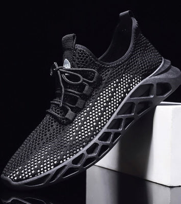 Breathable Fly Woven Mesh Casual Sports Shoes Men