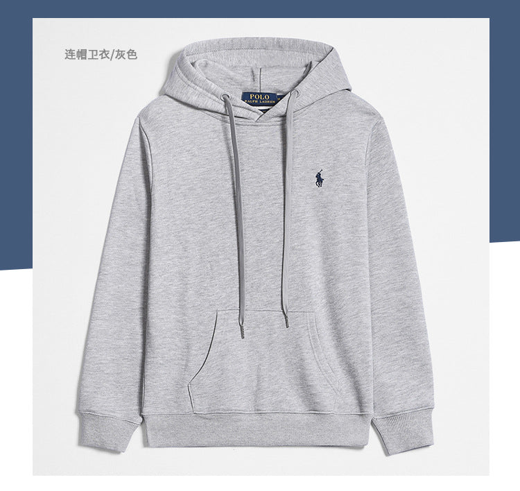 POLO PURE COTTON ZIPPER SWEATSHIRT