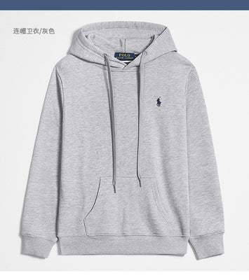 POLO PURE COTTON ZIPPER SWEATSHIRT