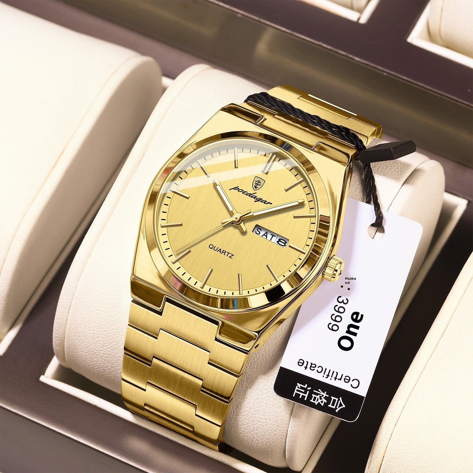 LUMIOUS BUSINESS ULTRA-THIN WATERPROOF WATCH