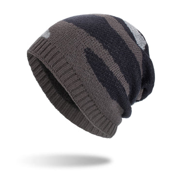 TRICOLORE KNIT BEANIE