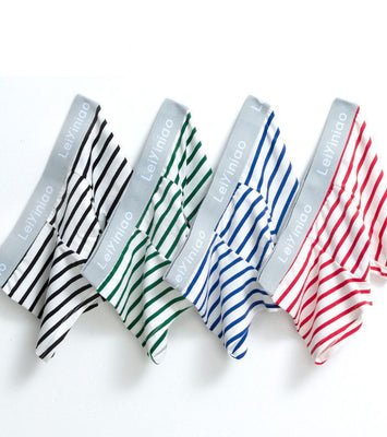 4-PACK COTTON SOFT STRIPED  BOXERS