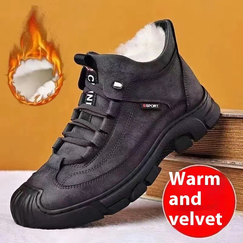 SPORT FLEECE-LINED THICK COTTON SHOES