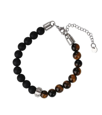 NATURAL TIGER-SHAPE STONE BRACELET