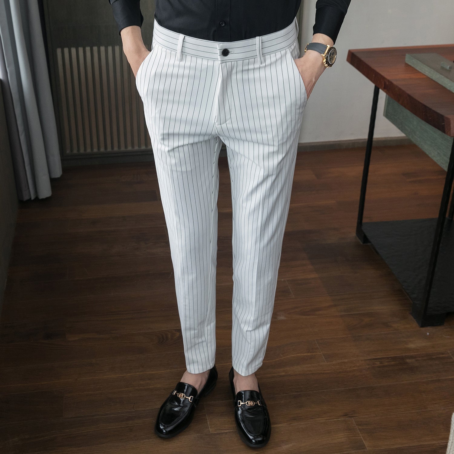 PINSTRIPE TROUSER