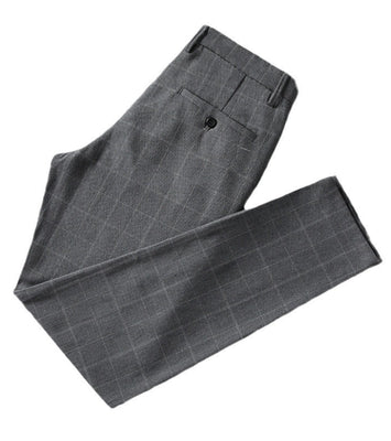 CLASSIC BUSINESS PLAID TROUSER