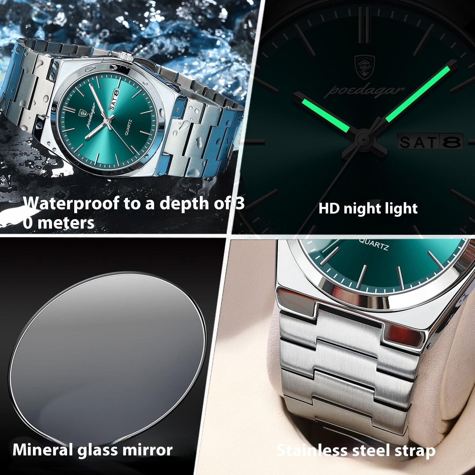 LUMIOUS BUSINESS ULTRA-THIN WATERPROOF WATCH