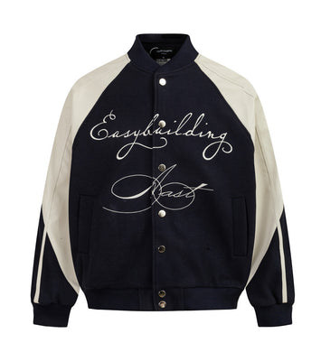 BASEBALL LEATHER VARSITY JACKET