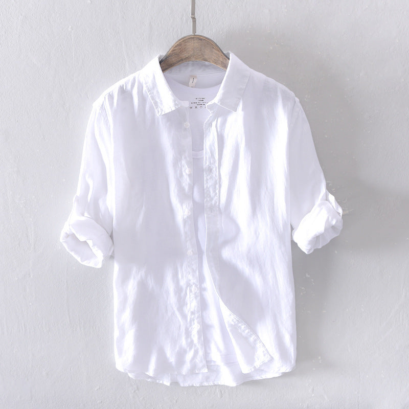 WARM LOOK LINEN SHIRT